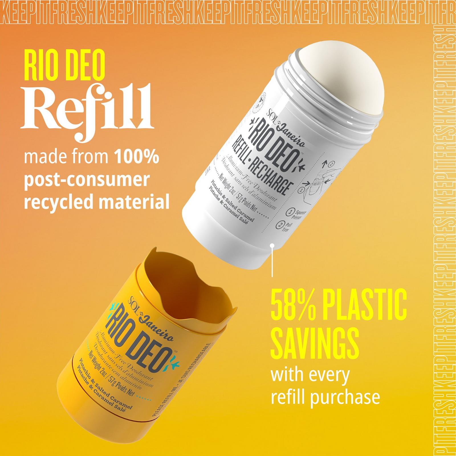 Rio Deo Aluminum-Free Refillable Deodorant Cheirosa '62