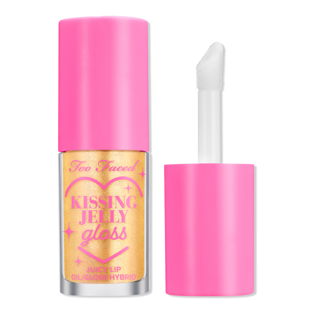 Too Faced Kissing Jelly Lip Oil Gloss 4.5ml - (various Shades) - Pina Colada