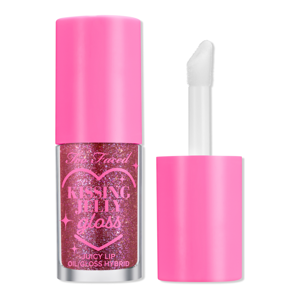 Too Faced Kissing Jelly Hydrating Lip Oil Gloss - Grape Soda