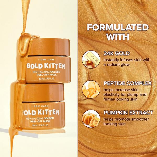 I Dew Care Gold Kitten Revitalizing Golden Peel-Off Mask #4