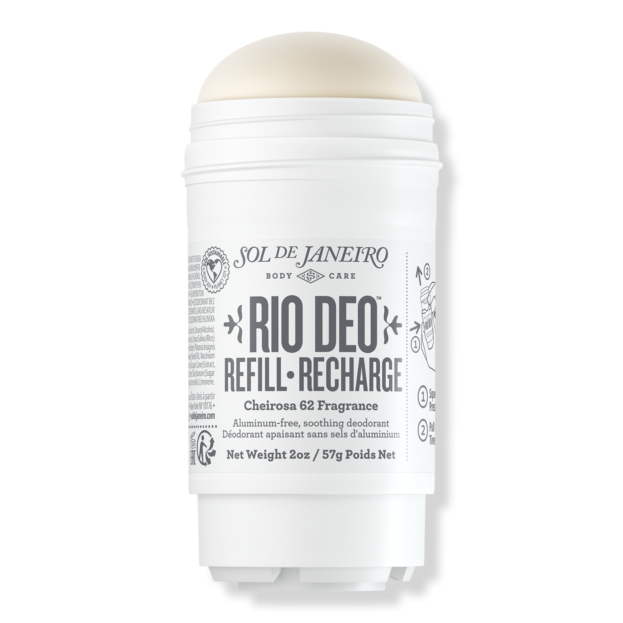 Sol de Janeiro Rio Deo Aluminum-Free Refillable Deodorant Cheirosa '62 #1