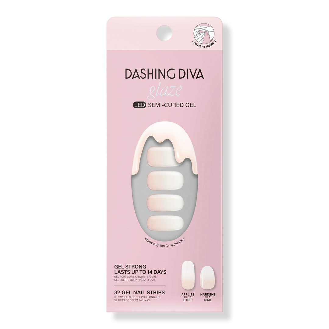 Dashing Diva Luxe Expensive Ombre Glaze Semi-Cured Gel Art #1