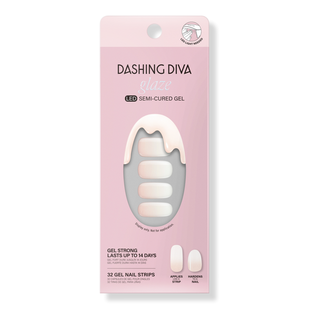 Dashing Diva Luxe Expensive Ombre Glaze Semi-cured Gel Art