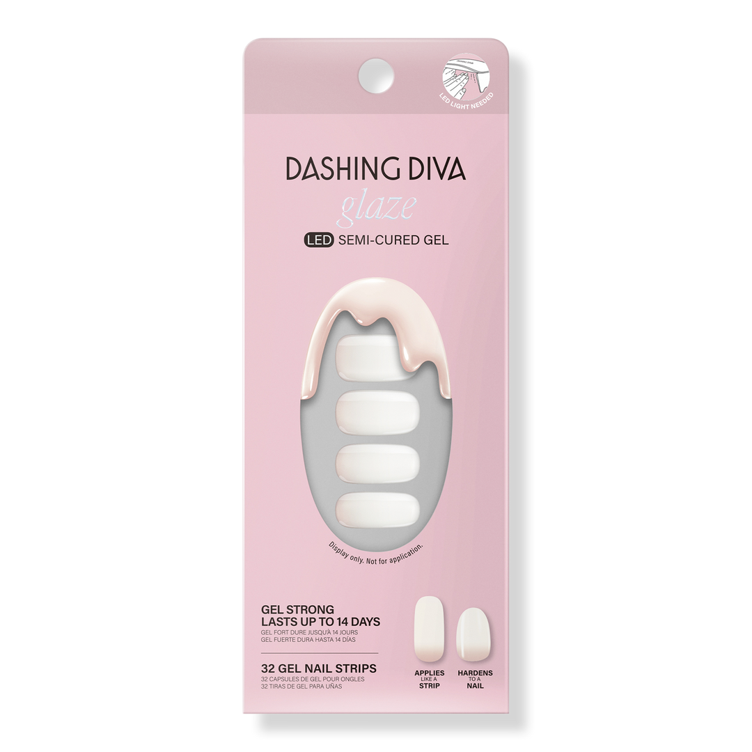 Dashing Diva Digital Daisy Glaze Semi-Cured Gel Art #1