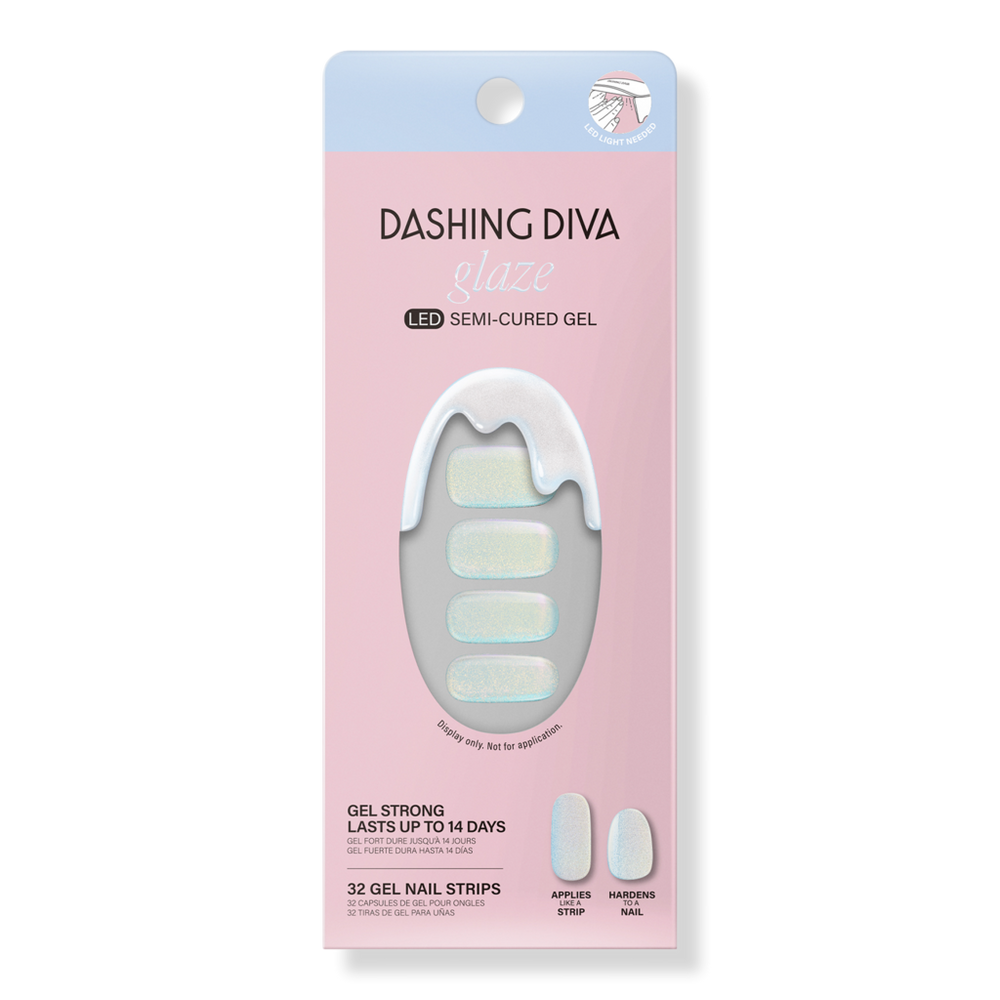 Dashing Diva California Breeze Glaze Semi-cured Gel Art