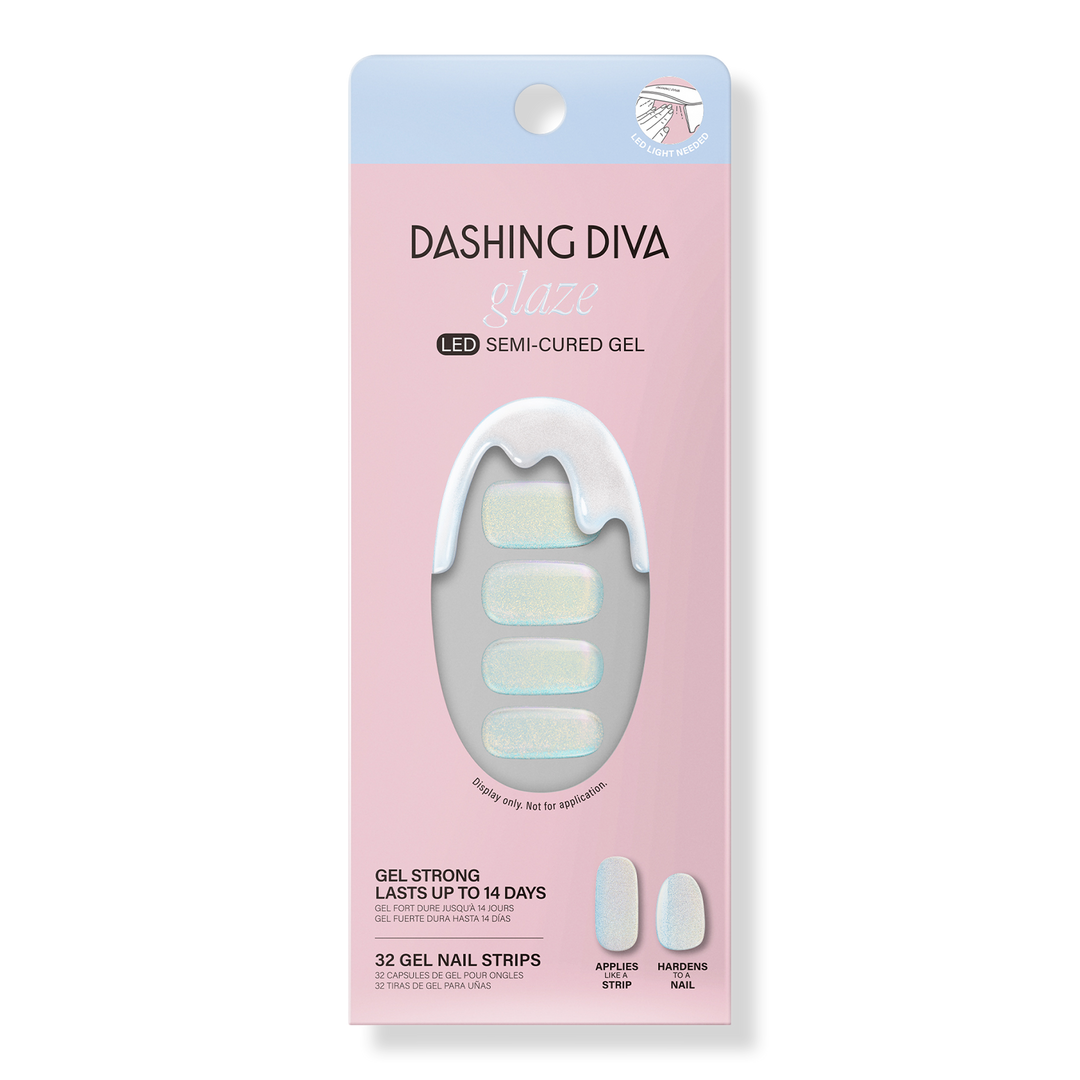 Dashing Diva California Breeze Glaze Semi-Cured Gel Art #1