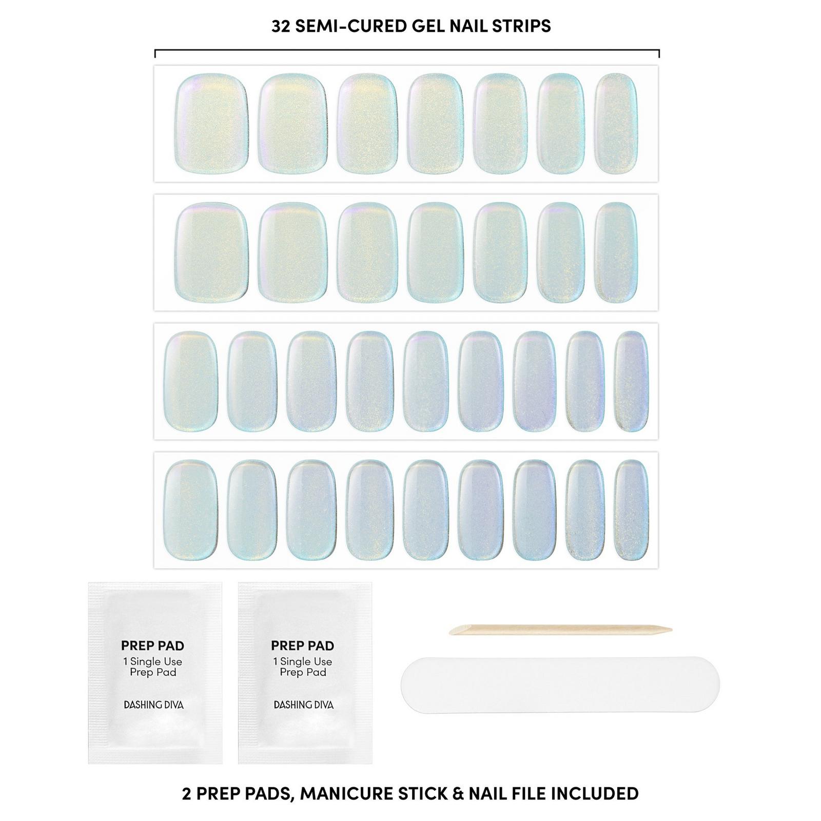California Breeze Glaze Semi-Cured Gel Art