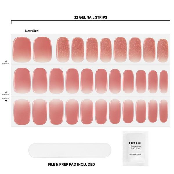 Dashing Diva Slow Burn Real Salon Gel GLOW Art #2