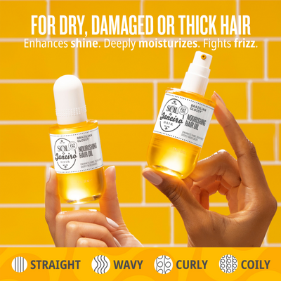 Brazilian Glossy Nourishing Anti-Frizz Hair Oil