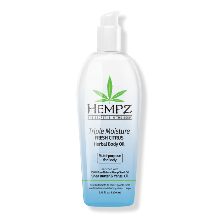 Triple Moisture Fresh Citrus Herbal Body Oil Hempz Ulta Beauty