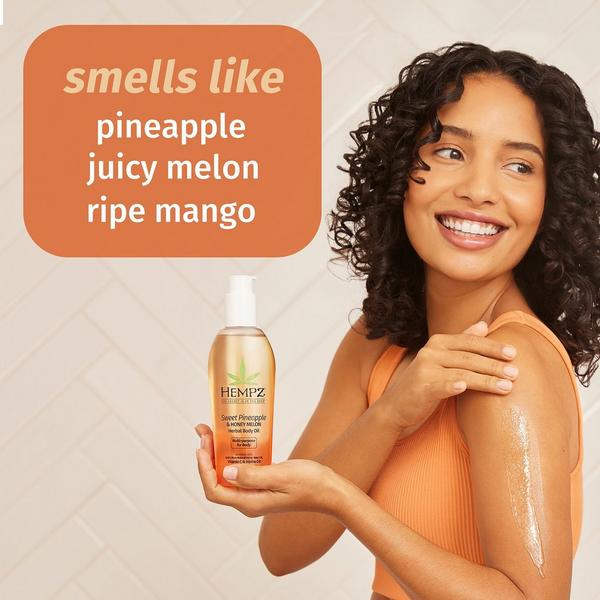 Hempz Sweet Pineapple Honey Melon Herbal Body Oil #2