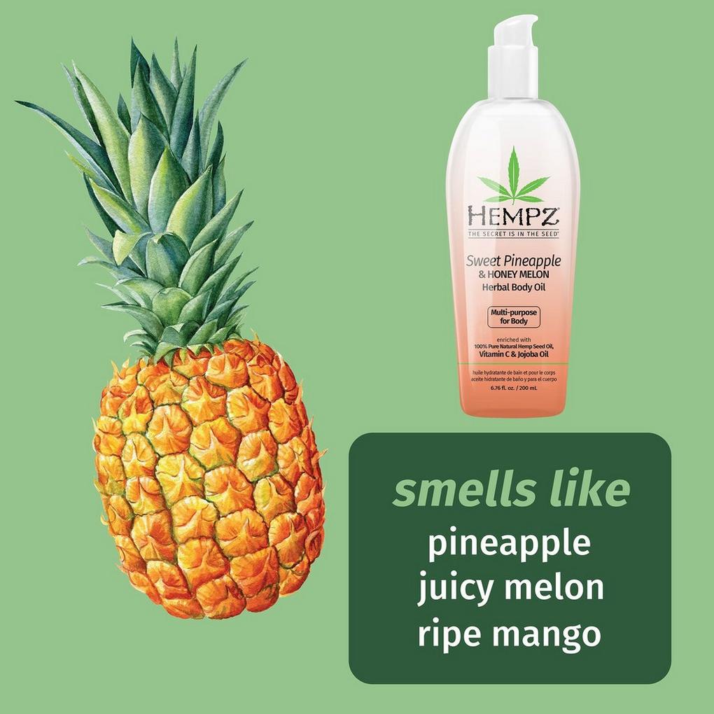 Hempz Sweet Pineapple Honey Melon Herbal Body Oil