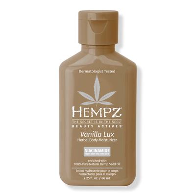 Hempz Vanilla Lux Herbal Body Moisturizer with Niacinamide