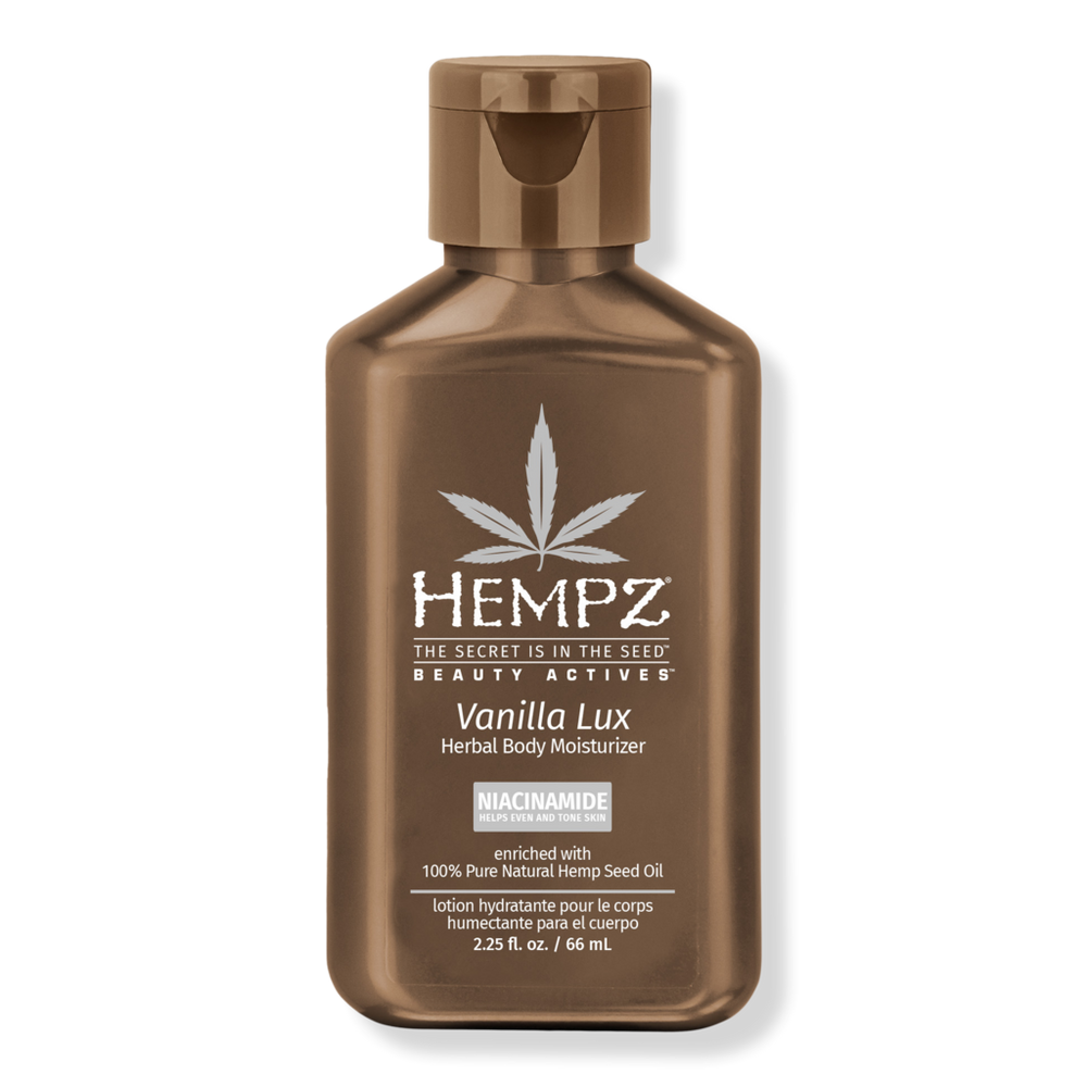 Hempz Vanilla Lux Herbal Body Moisturizer With Niacinamide - 2.25 oz