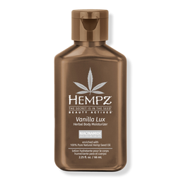 Hempz Vanilla Lux Herbal Body Moisturizer with Niacinamide - 2.25 oz