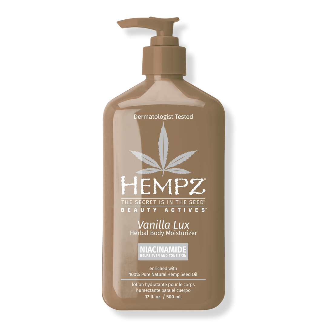 Hempz Vanilla Lux Herbal Body Moisturizer with Niacinamide #1