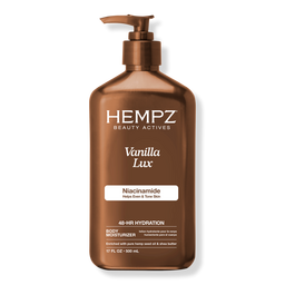Hempz Vanilla Lux Body Moisturizer with Niacinamide - 17.0 oz