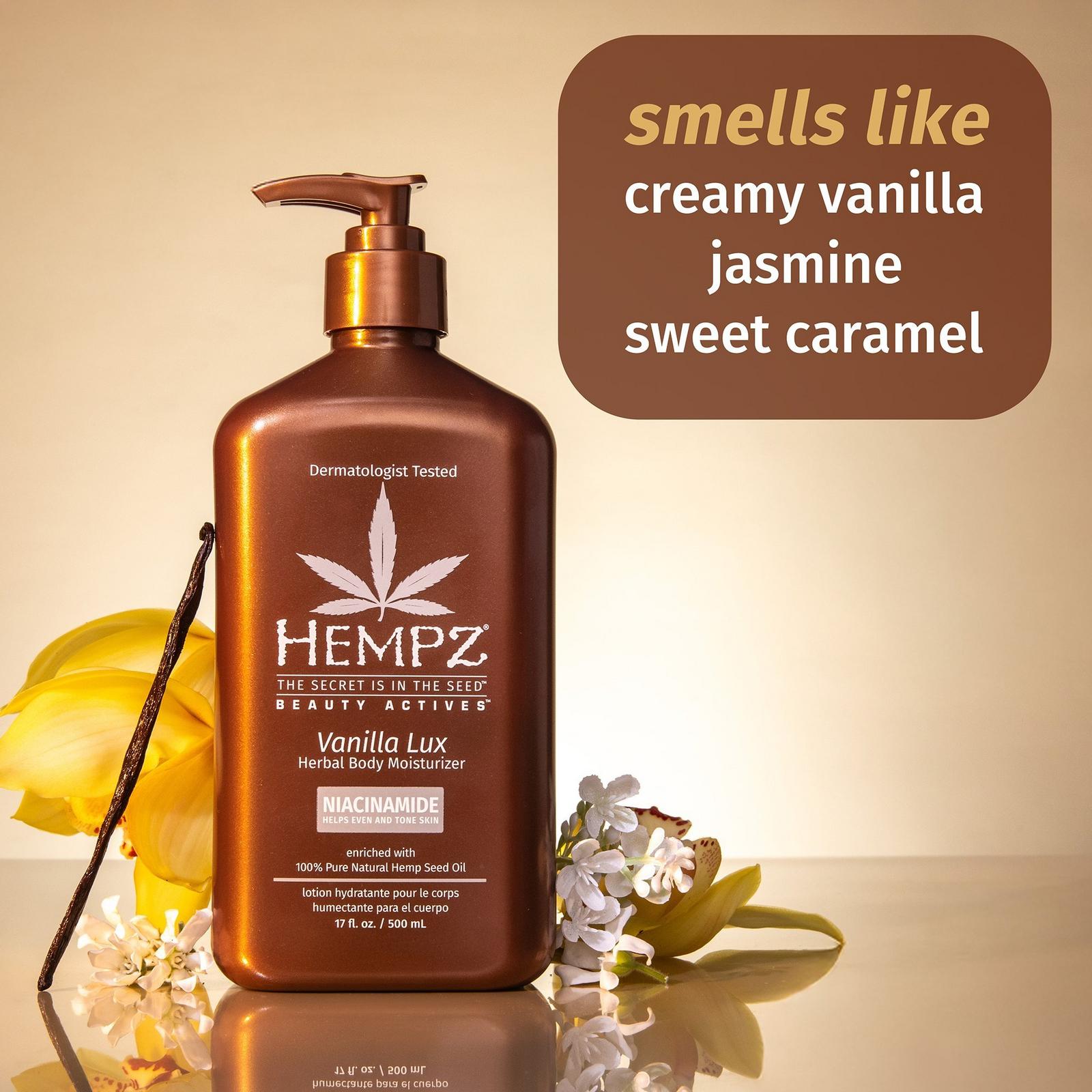 Vanilla Lux Herbal Body Moisturizer with Niacinamide