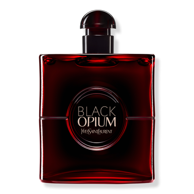 Yves Saint Laurent Black Opium Eau de Parfum Over Red