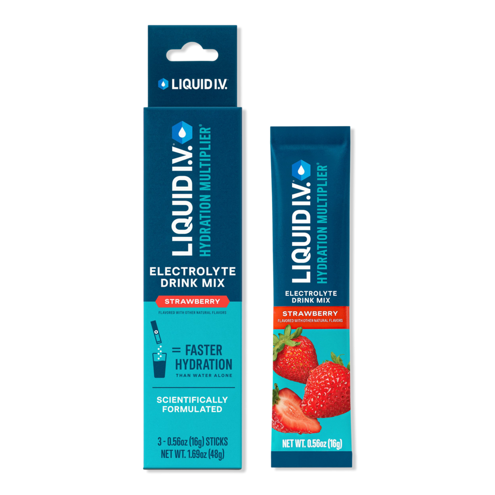 Hydration Multiplier Electrolyte Drink Mix Strawberry - LIQUID I.V.