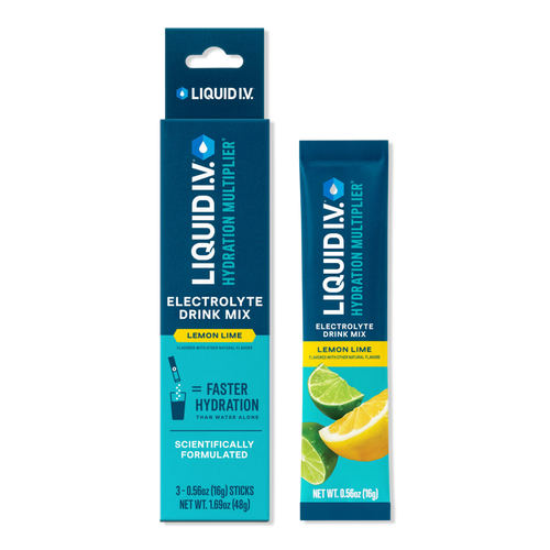 LIQUID I.V. Hydration Multiplier Electrolyte Drink Mix Lemon Lime