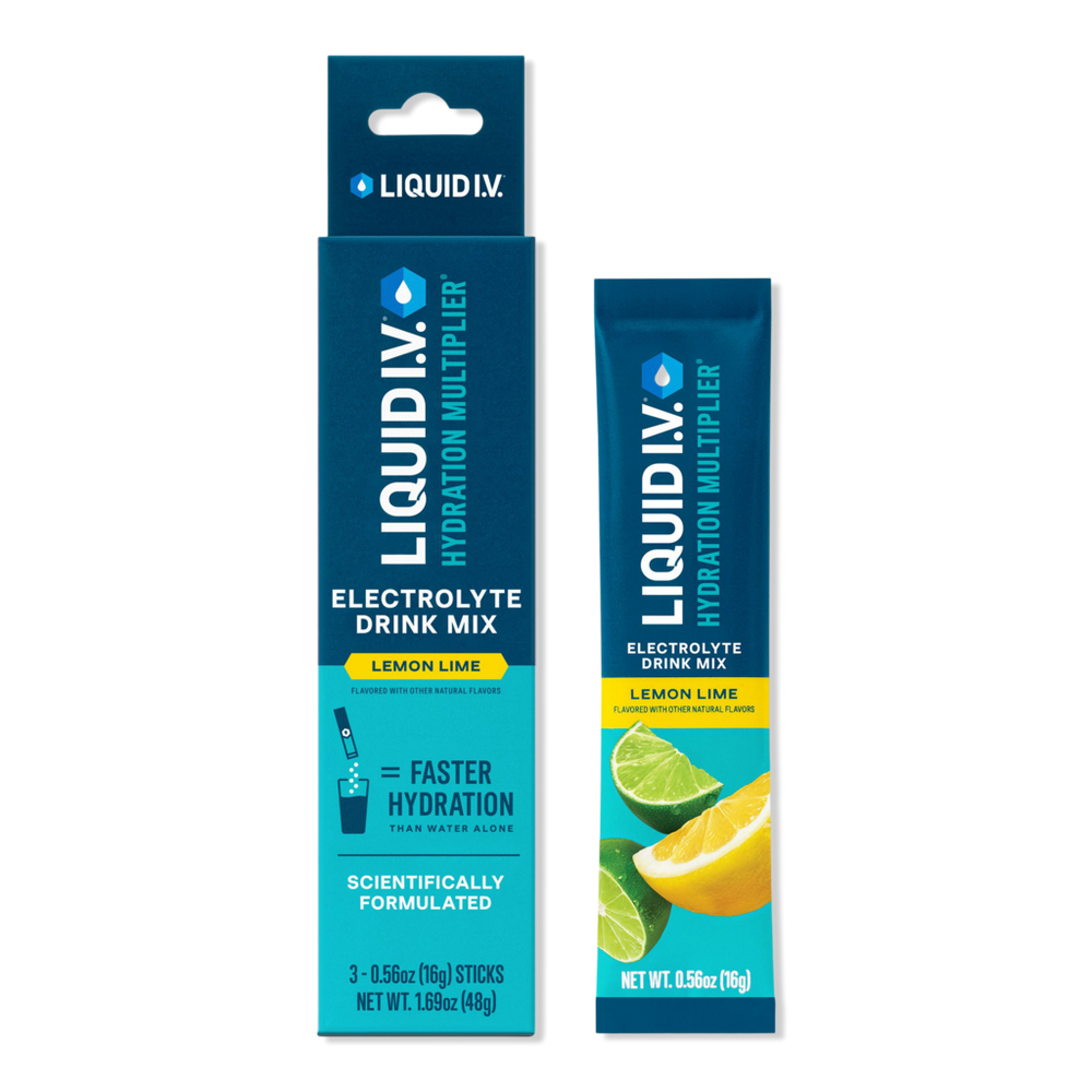 LIQUID I.V. Hydration Multiplier Electrolyte Drink Mix Lemon Lime - ct