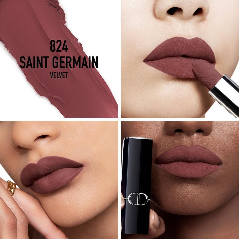 口紅セット（YSL, Dior, Estée Lauder, Lancôme） Dior - 824 Saint Germain Rouge Dior Lipstick | Ulta Beauty
