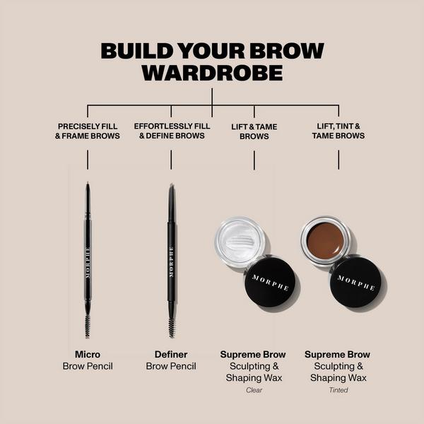 Morphe Tinted Supreme Brow Sculpting & Shaping Wax #8