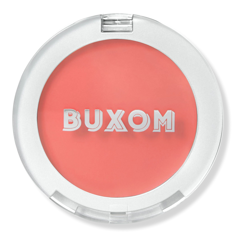Buxom Plump Shot Advanced Plumping Cream Blush With Peptides And Blurring Pigments - Coral Cheer