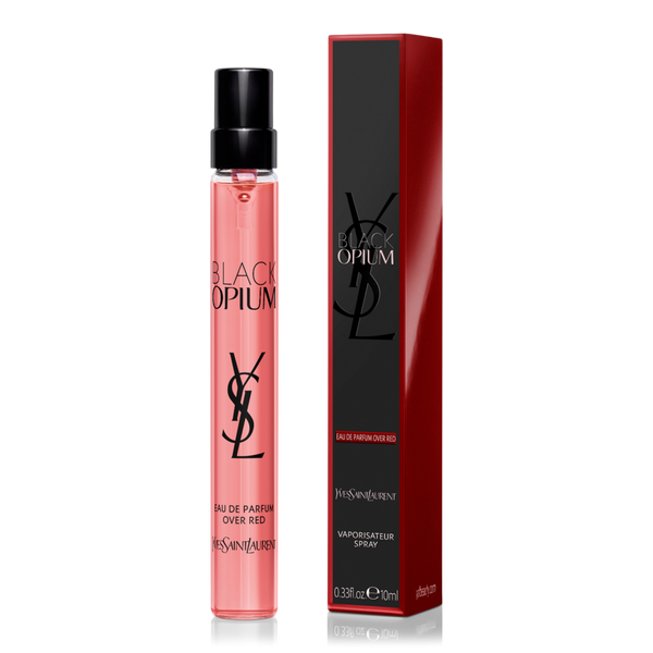 Yves Saint Laurent Black Opium Eau de Parfum Over Red Travel Spray #2