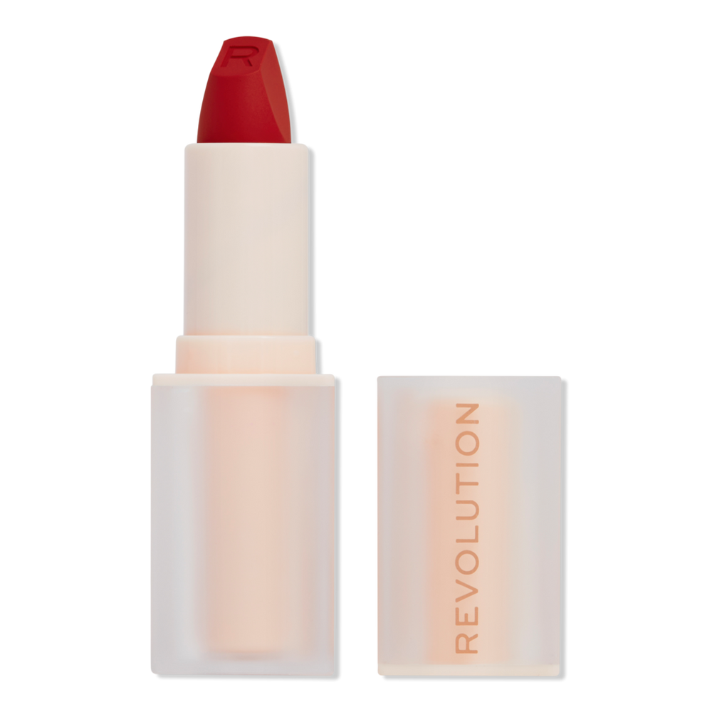 Revolution Beauty Lip Allure Soft Satin Lipstick - Brick Red In Red