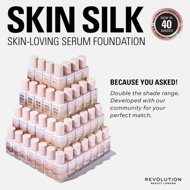 Revolution Beauty Skin Silk Serum Foundation #7