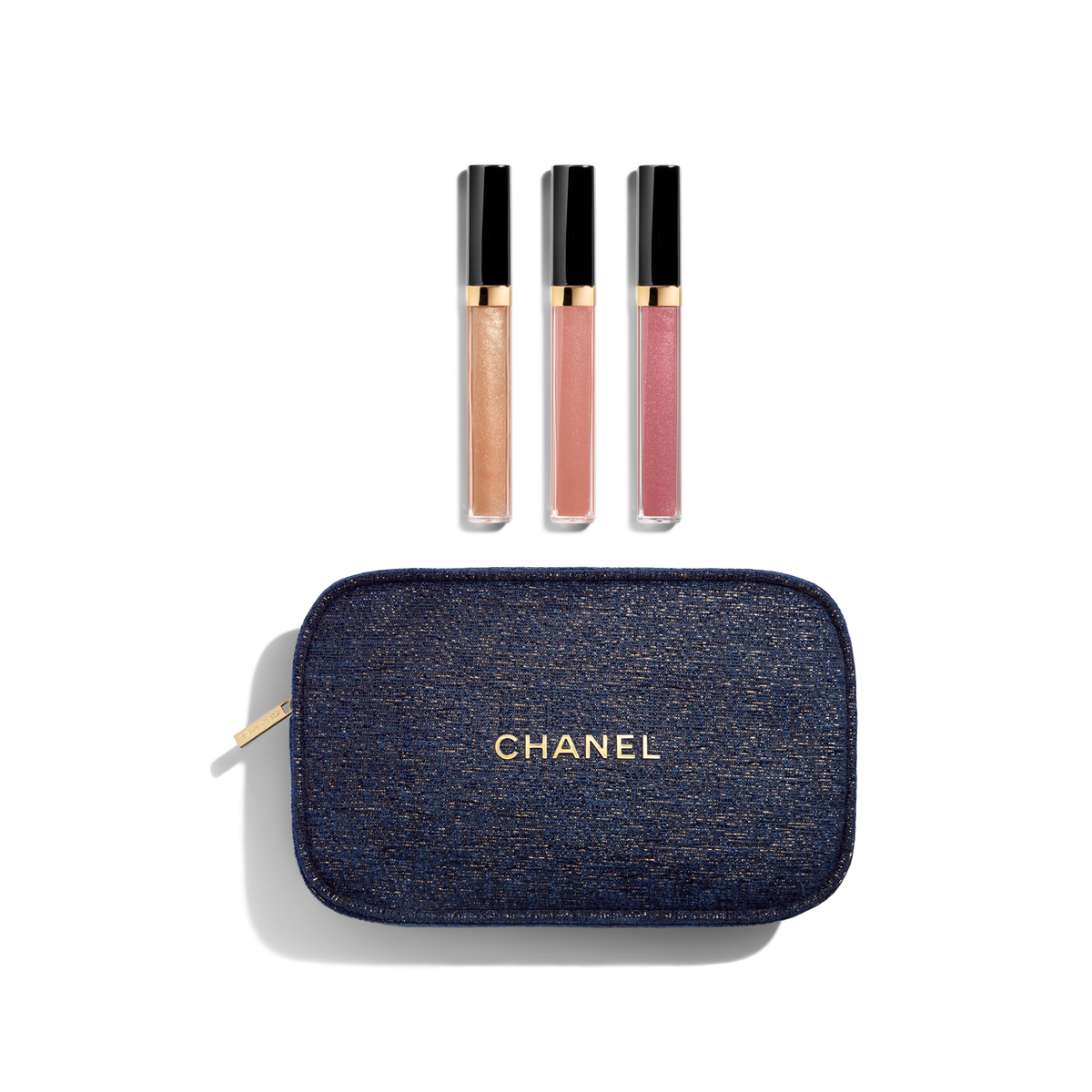 Chanel Holiday Gift set 2021 SHEER SENSATION Lip top gloss Trio Gift Set