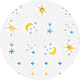 Celestial Eclipse Salon Effects Nail Accents Nail Art Decal 