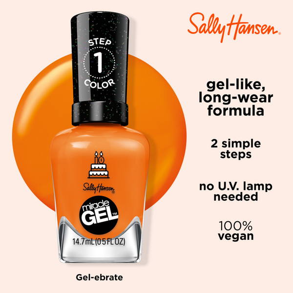 Sally Hansen Miracle Gel Nail Polish - Reds, Oranges & Yellows #4