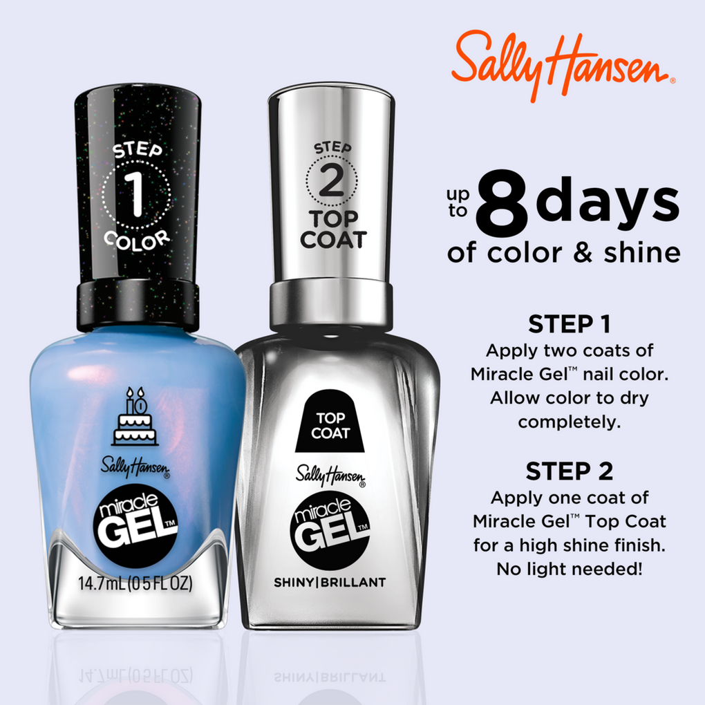 It s Sherbert Day Miracle Gel One Gel of a Party Nail Polish