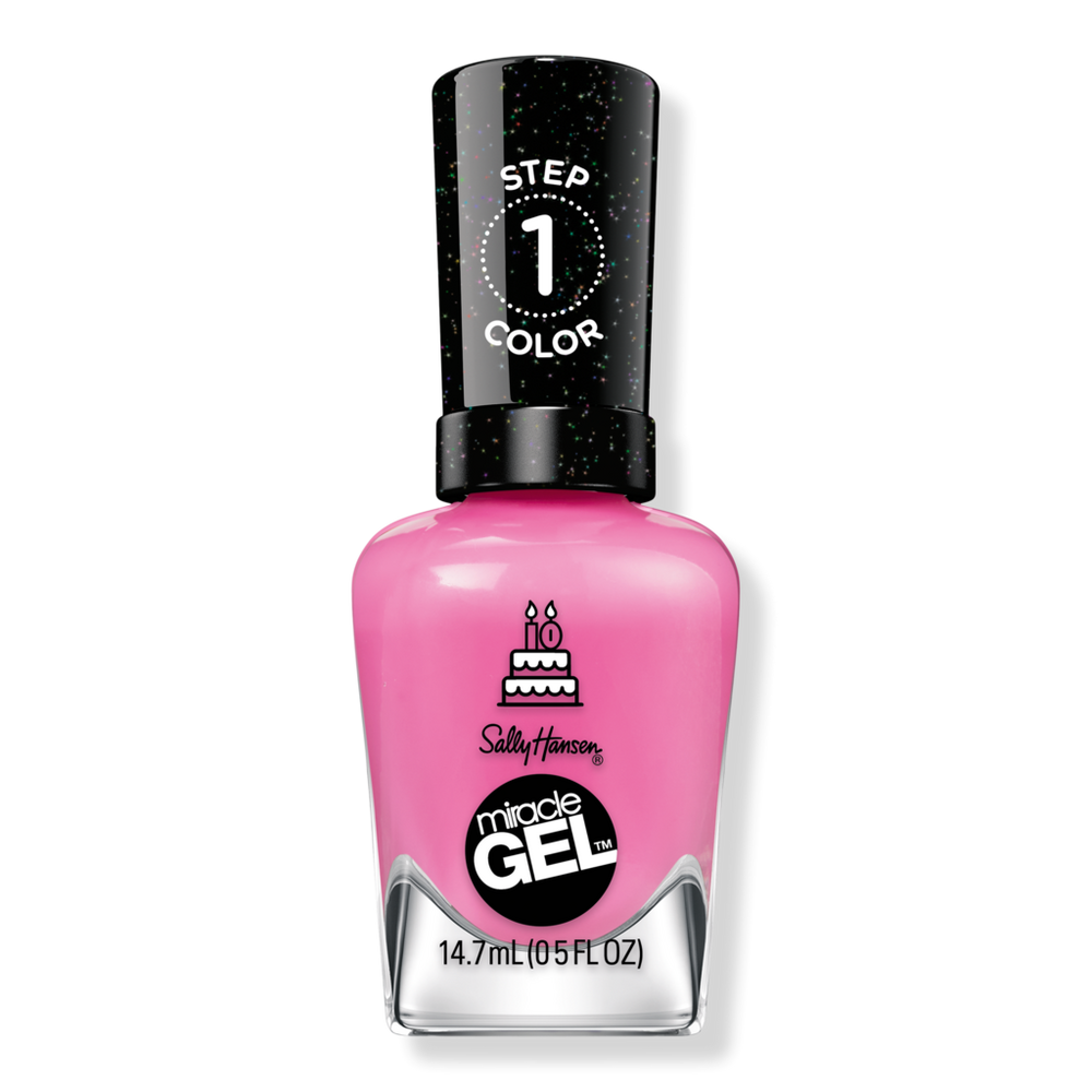 Sally Hansen Miracle Gel Nail Polish, Pinks & Purples - Party Of Hue