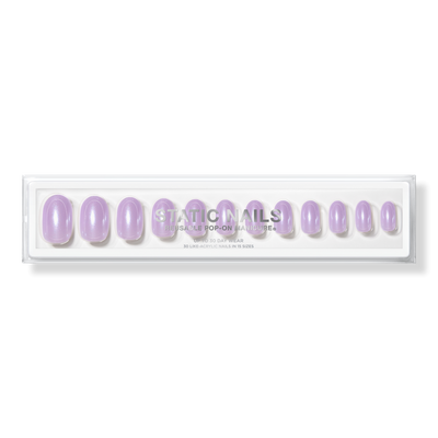 Static Nails Glazed Lavender Reusable Pop-On Manicures