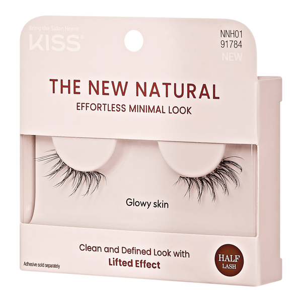 Kiss The New Natural False Eyelashes, Glowy Skin #3