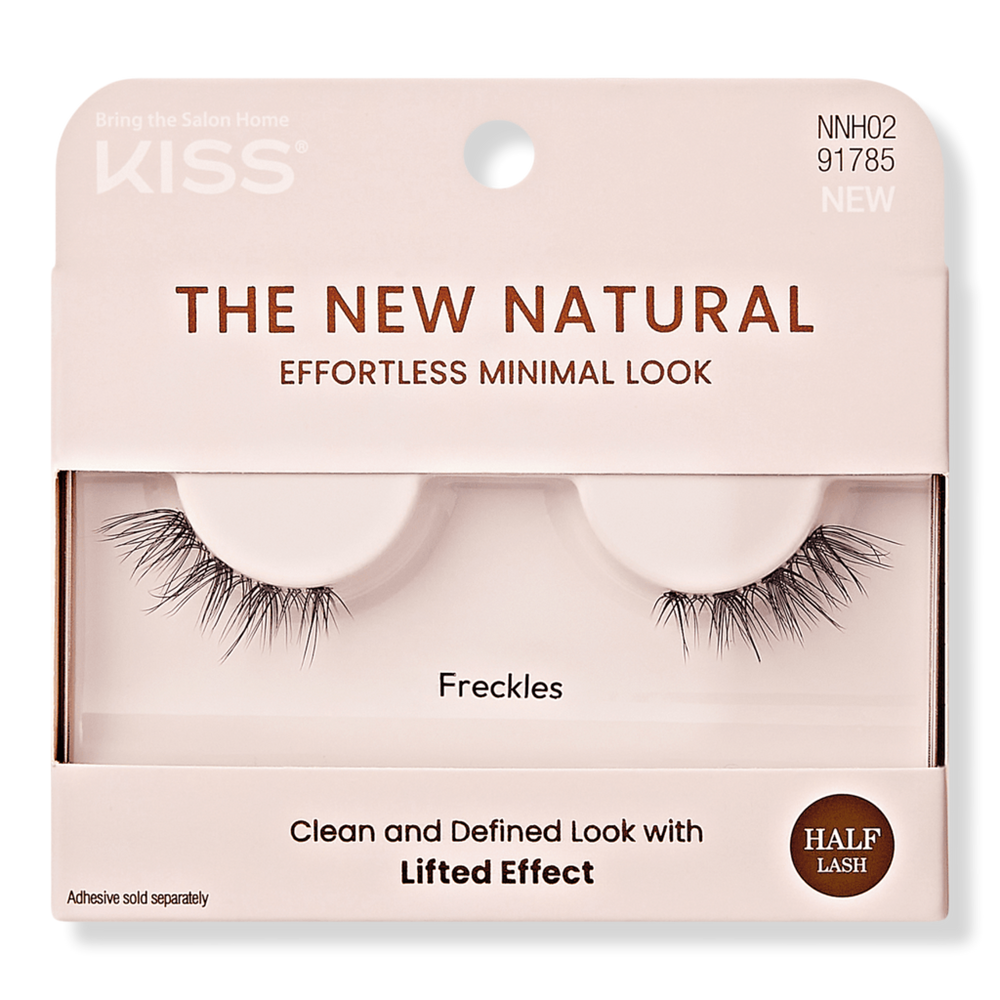 Kiss The New Natural False Eyelashes, Freckles