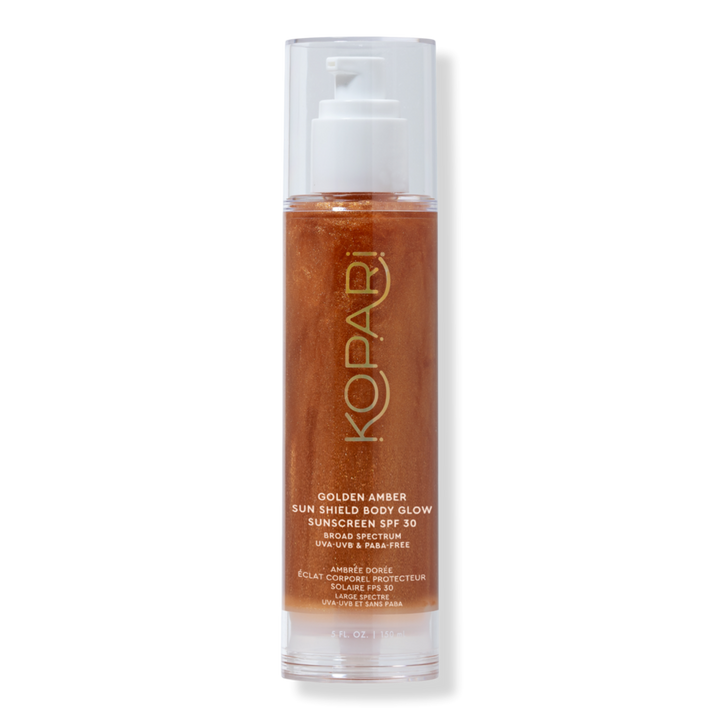 Kopari Beauty Golden Amber Sun Shield Body Glow Sunscreen SPF 30 1