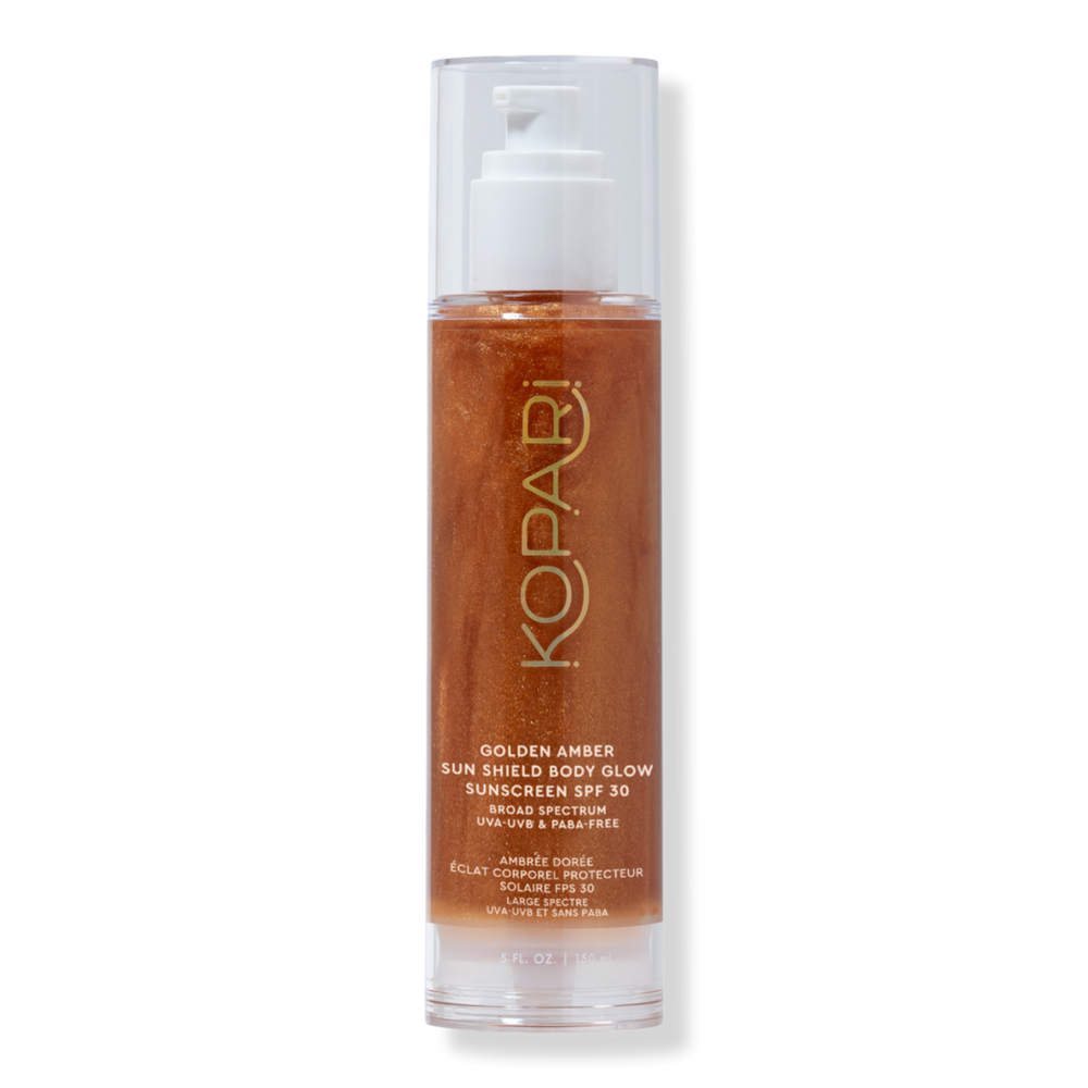 Kopari Beauty Golden Amber Sun Shield Body Glow Sunscreen SPF 30