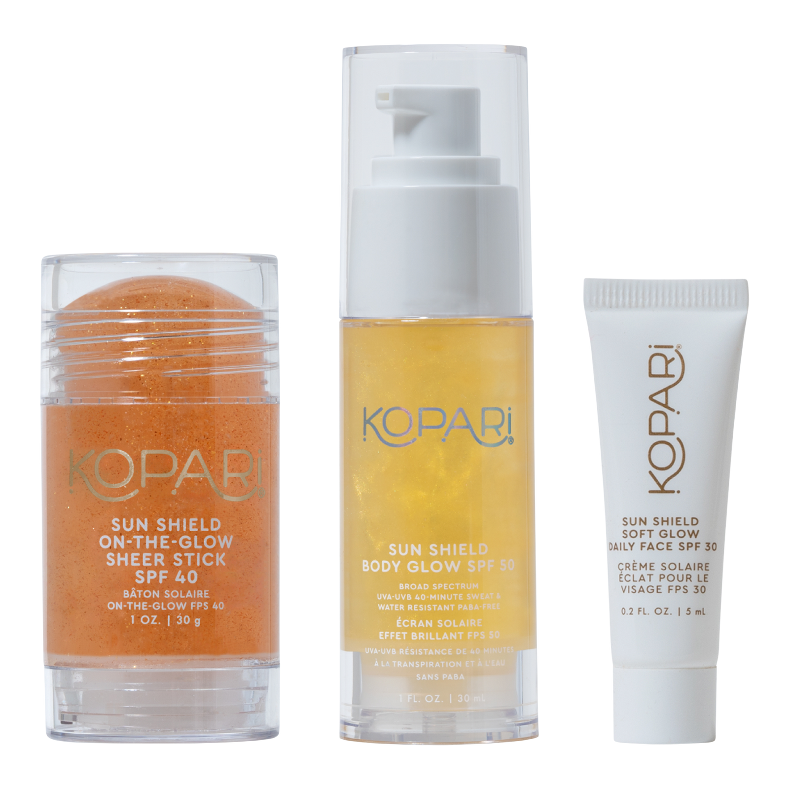 Sun on the Run Sunscreen Travel Kit