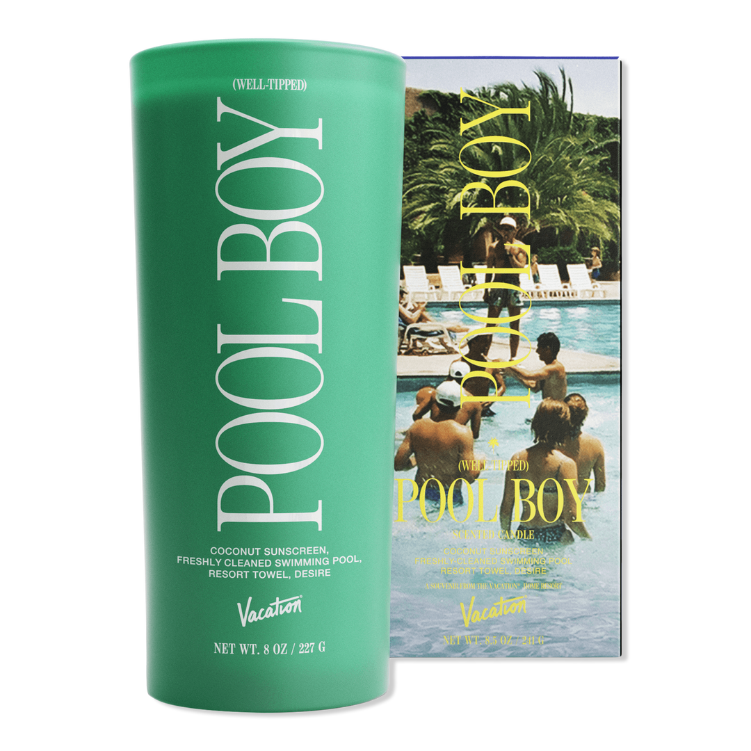 Vacation Well-Tipped Pool Boy Candle #1