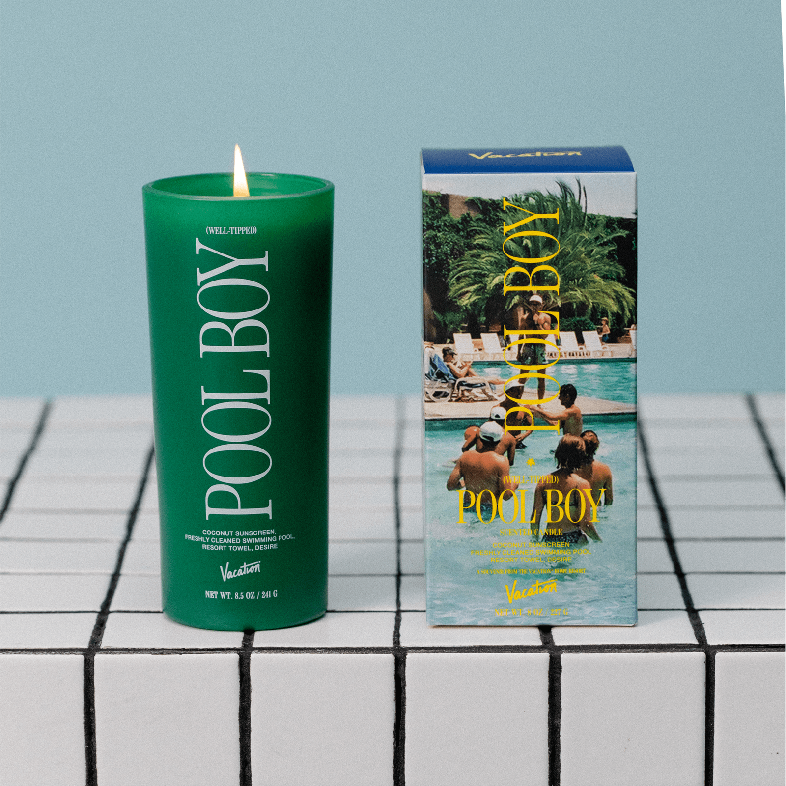 Well-Tipped Pool Boy Candle