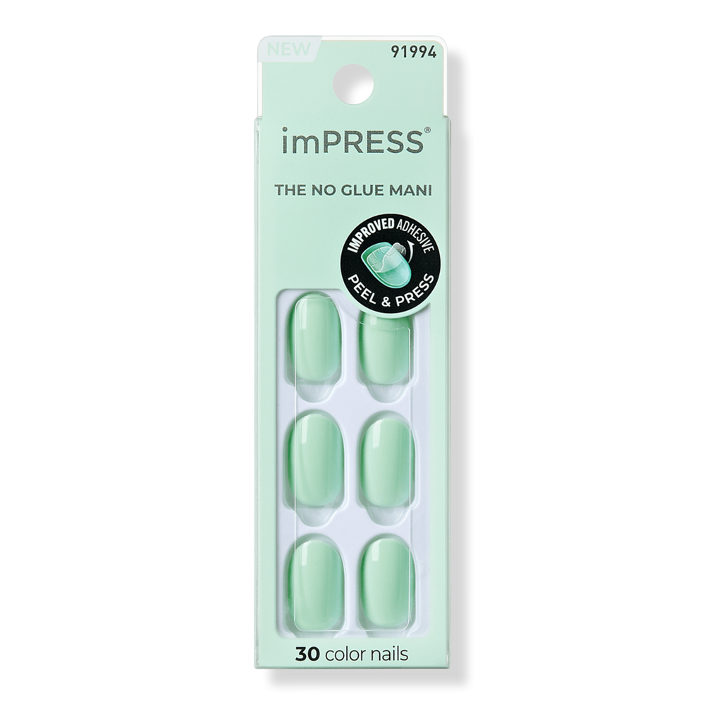 Kiss Impress Color Short Press-on Manicure Nails - Hey Life