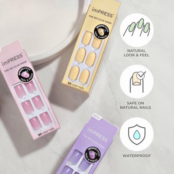 Kiss imPRESS Color Short Press-On Manicure Nails #11