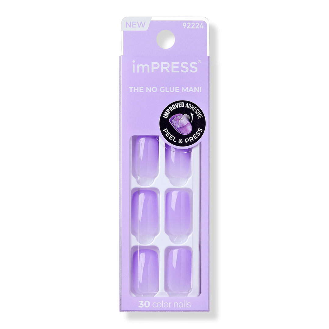 Kiss imPRESS Solid Color Medium Press On Nails #1