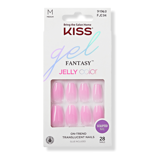 Jelly Case Gel Fantasy Sculpted Jelly Nails - Kiss | Ulta Beauty