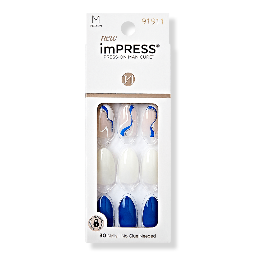 Kiss imPRESS Design Medium Press On Manicure Nails #1
